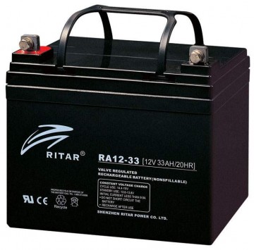 Ritar RA12-33 AGM Batteri 12V 33AH